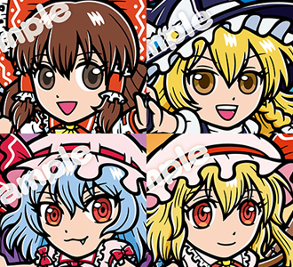 東方Project　東方仰天貼絵集　壱ノ巻